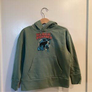 Old Navy Sage Green Hoodie with Graphic Accents